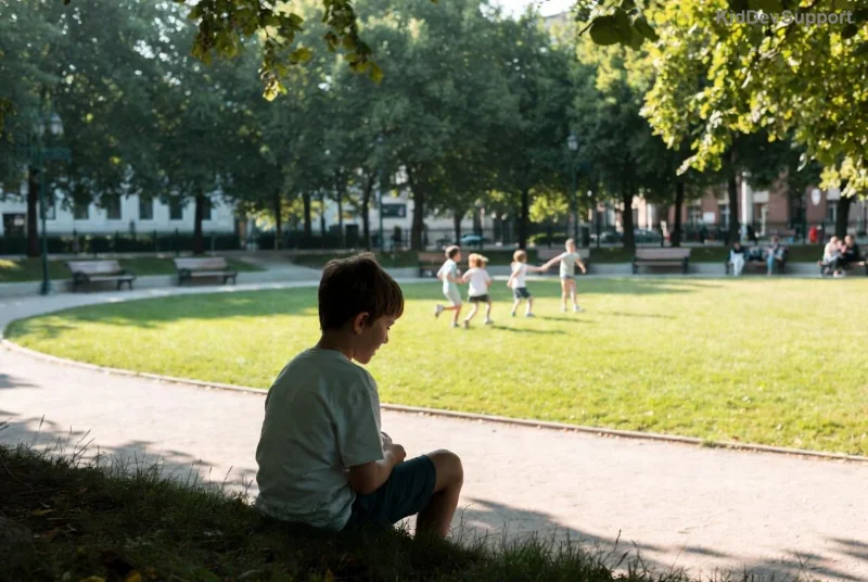 Child with ADHD showing focus and energy