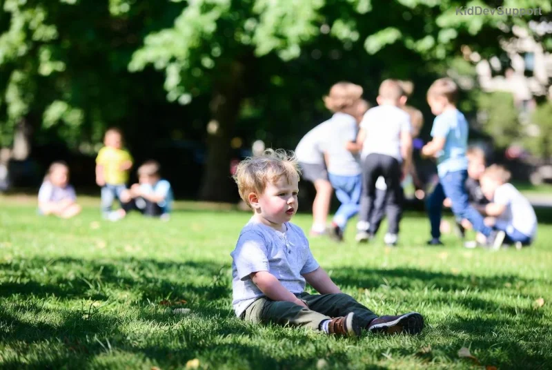 Child struggling with focus amid digital screens representing ADHD concerns