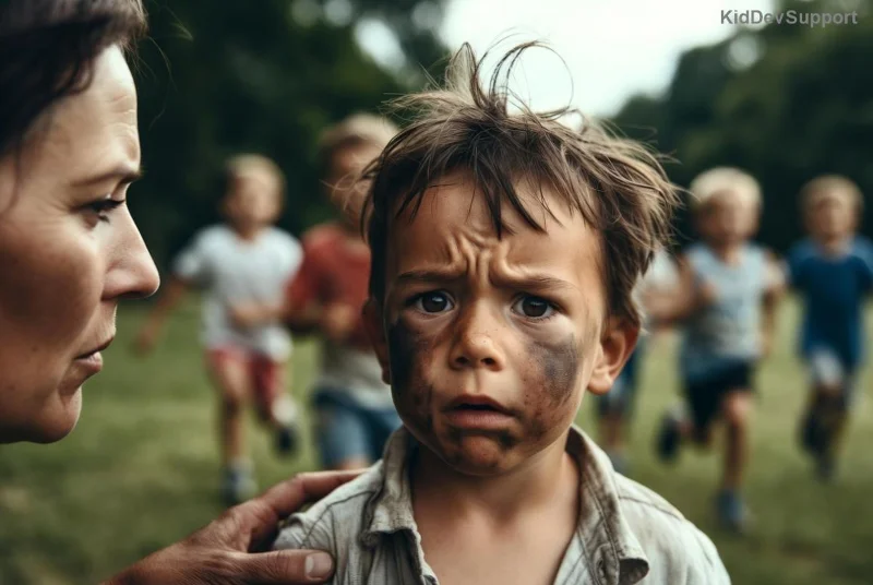 Enfant avec TDAH concentré