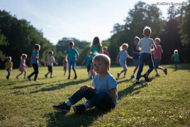 Child focusing during ADHD therapy session