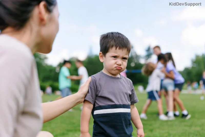 ADHD kids in a supportive summer camp group activity