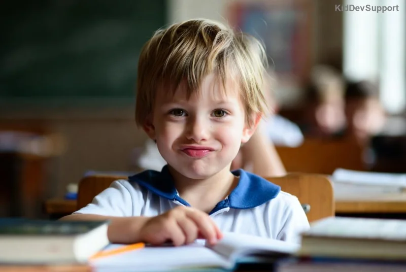Child succeeding academically after early ADHD intervention
