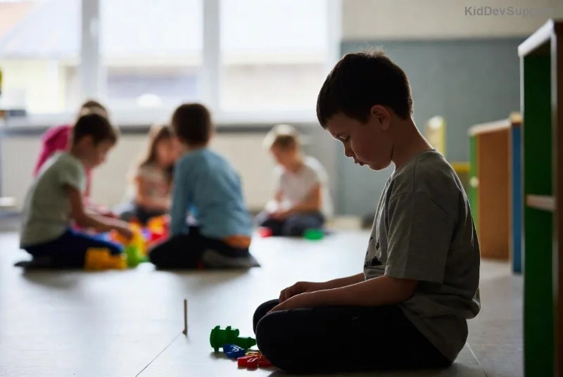 Child engaging in authentic social play