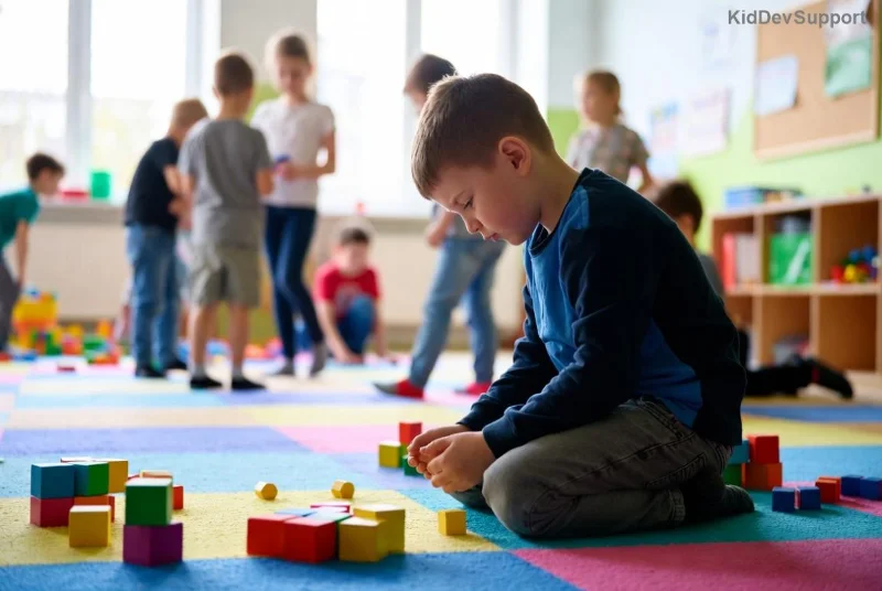 AI interface helping autistic student outline an essay