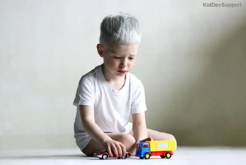 Autistic teen practicing driving skills in a calm environment