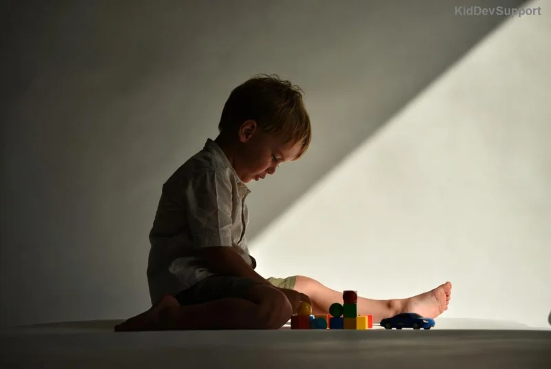 Senior with autism engaging in therapy