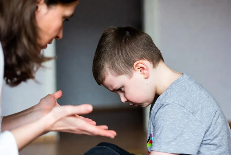 Family discussing autism support strategies