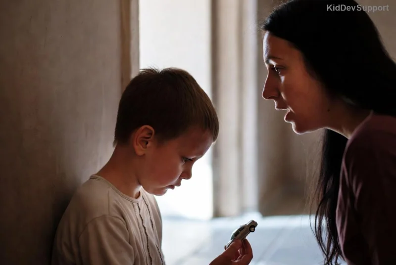 Child with autism experiencing sleep challenges