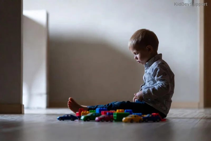Illustration of adult navigating autism spectrum challenges