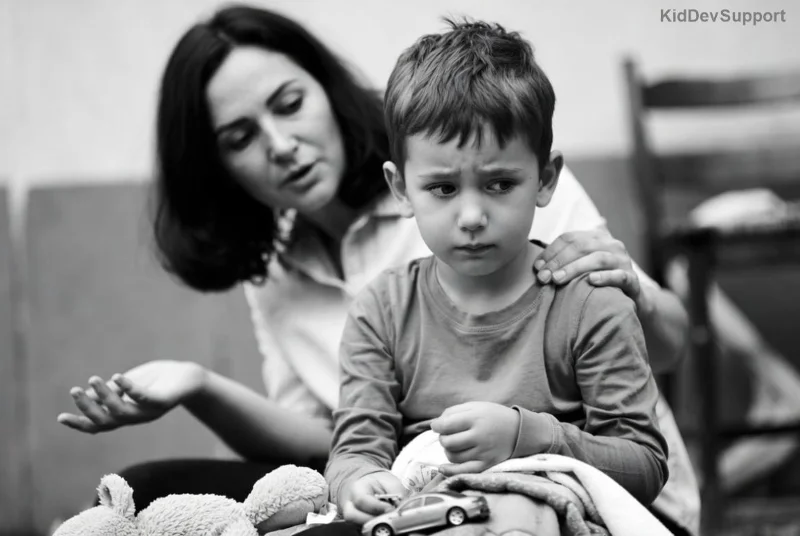 <strong>Autistic child</strong> in therapeutic setting