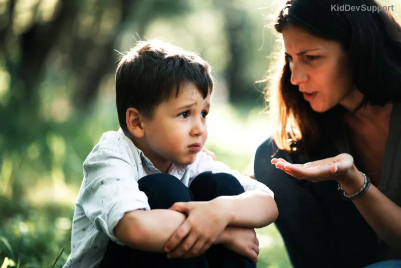 Happy child succeeding in new autism therapy