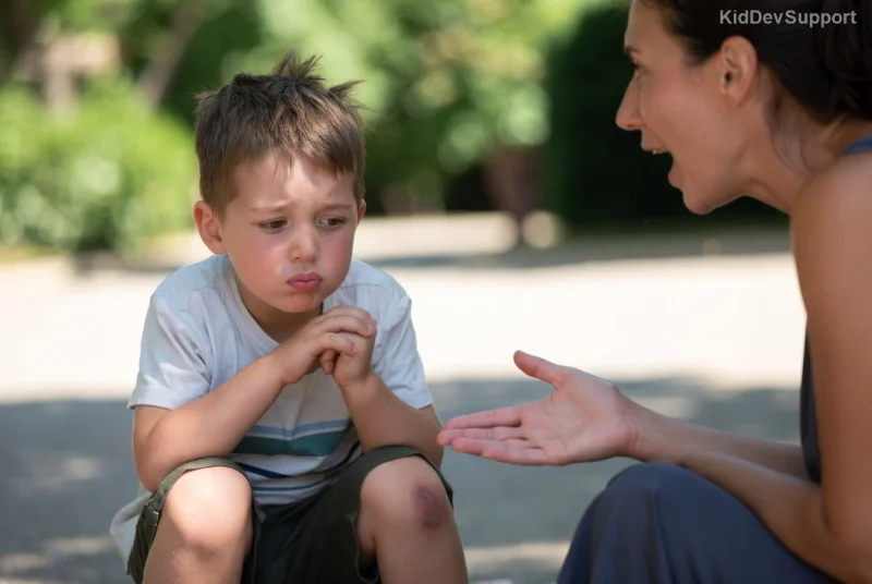 Child with autism enjoying a calm play area