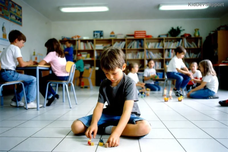 Speech therapist working with teen on social skills