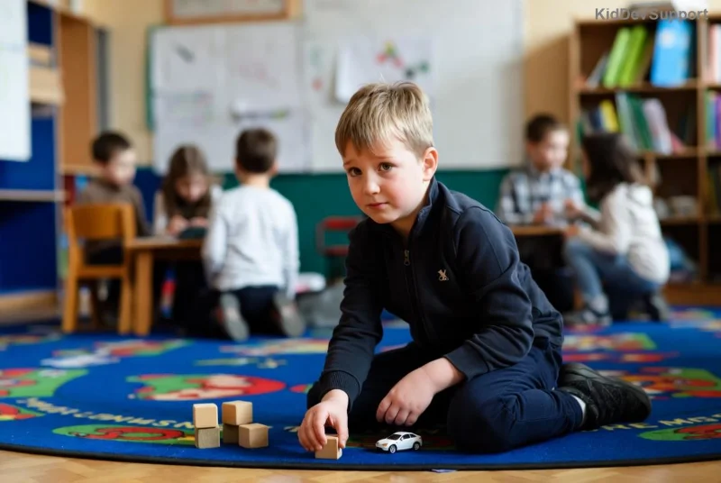 Person deeply focused on details symbolizing high-functioning autism traits
