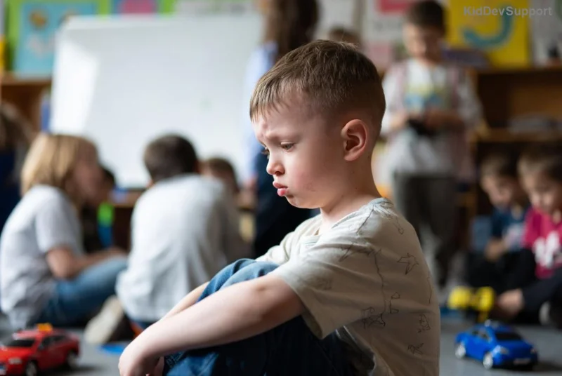 Autistic adult practicing mindfulness in a calm environment