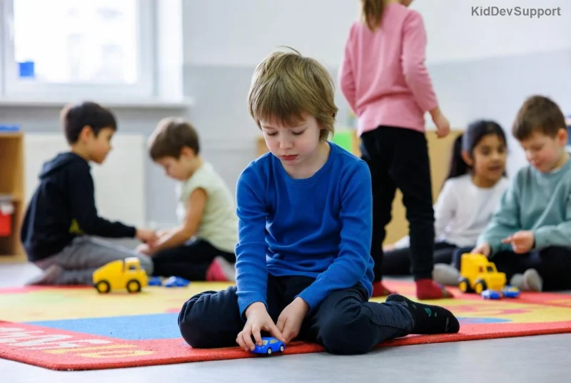 Pediatrician discussing autism screening with parents