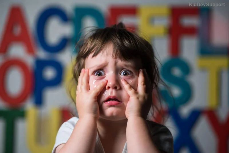 Child engaging in mealtime language therapy with family