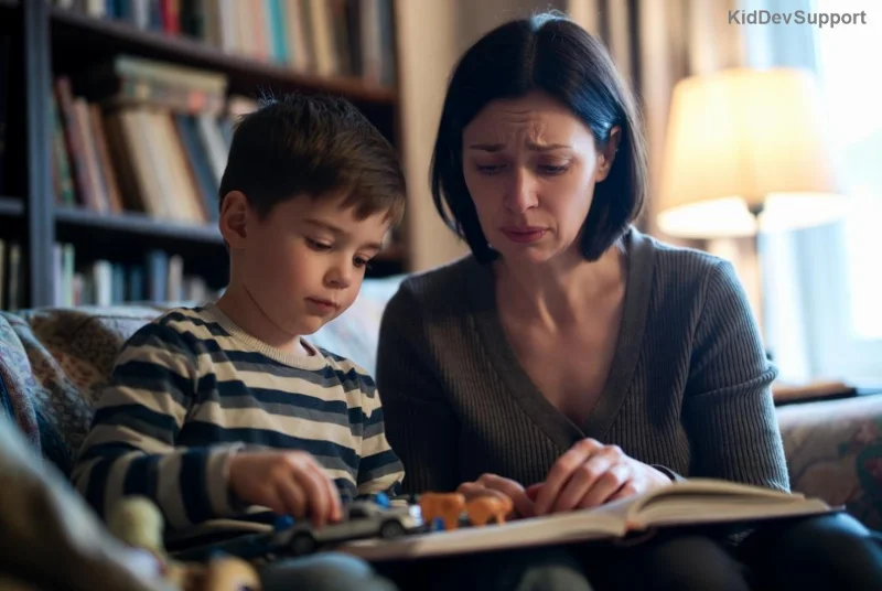 Attività pratica con preposizioni per bambini