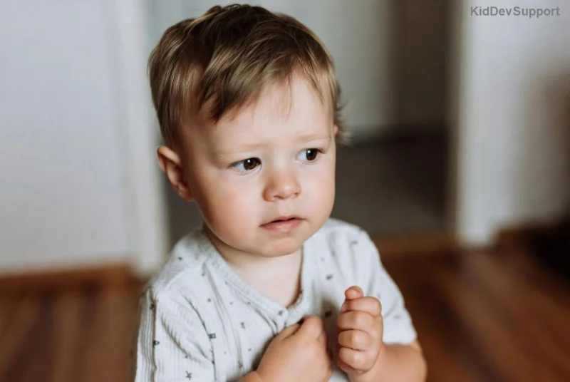Madre narrando actividades diarias a toddler para impulsar habla