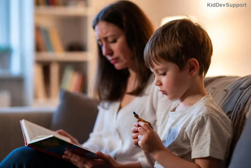 Child during mealtime speech activity