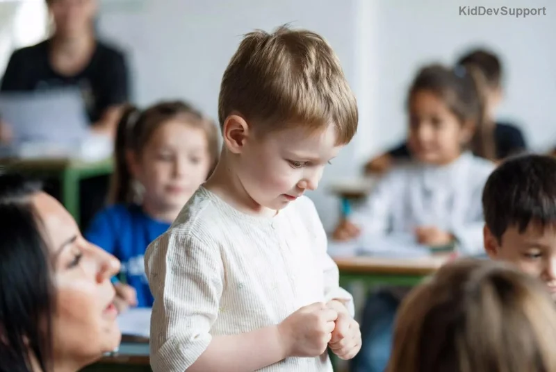 Toddler showing speech delay signs