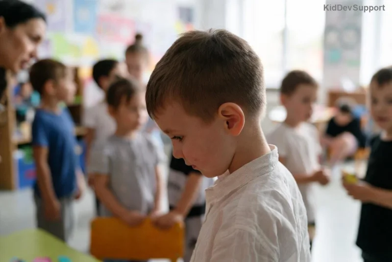 Genitori che leggono un libro a un bambino con ritardo del linguaggio