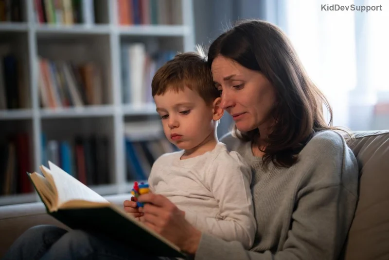 Child learning independence through play