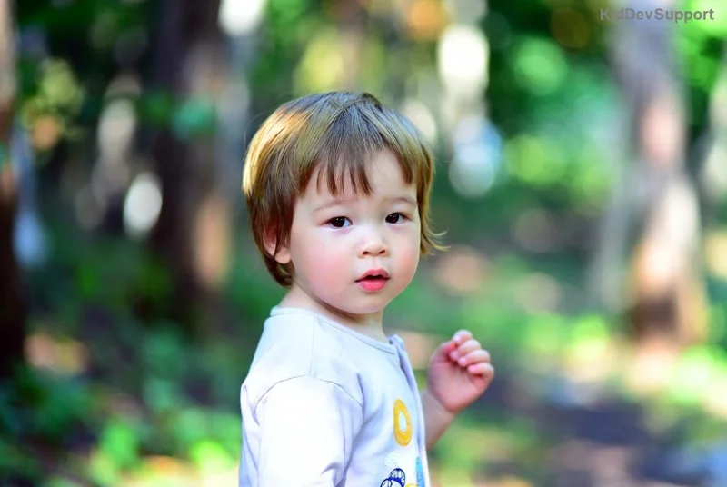 Parent and child building independence together