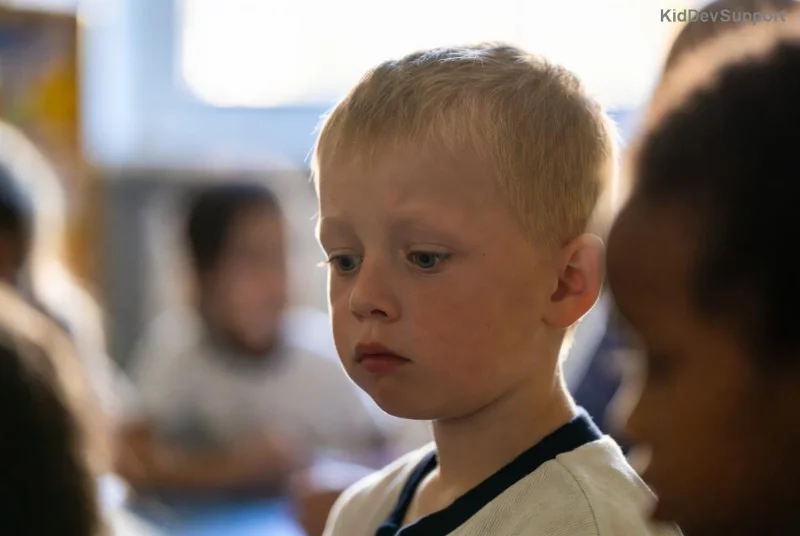 Child struggling with word retrieval during conversation