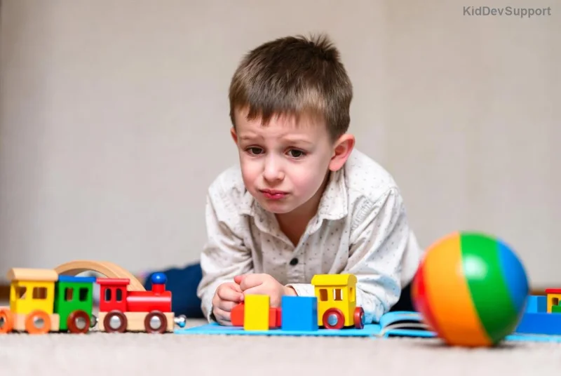 Happy child achieving speech milestones with magnesium-supported focus