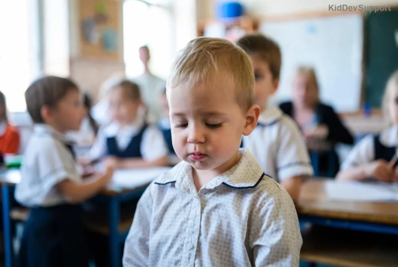 Child practicing speech with therapist