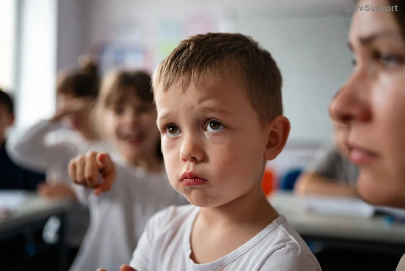 Toddler engaging in vocabulary-boosting play for speech delay
