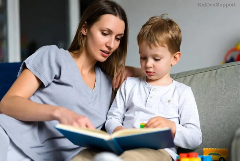 Family enjoying mealtime conversations to aid speech development