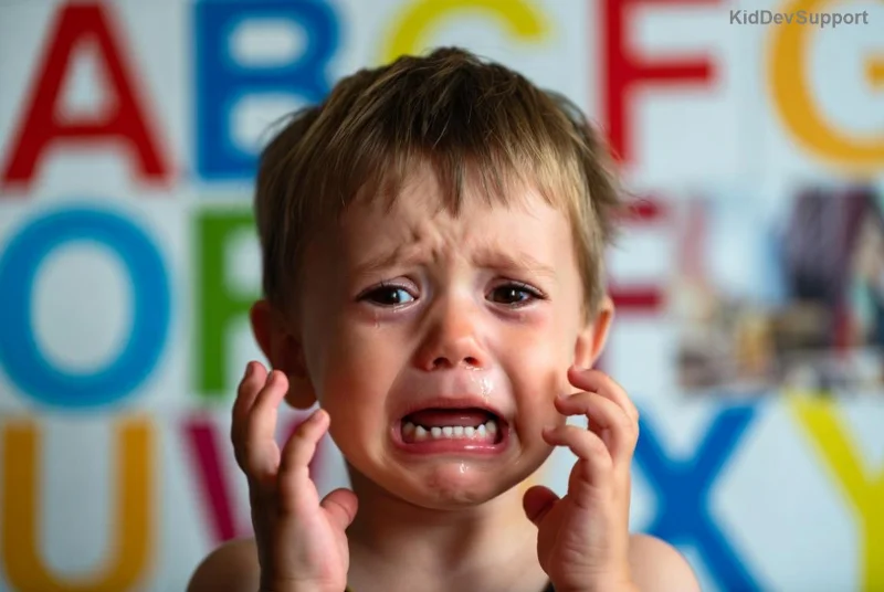 Genitori che giocano con il bambino per sviluppare il linguaggio