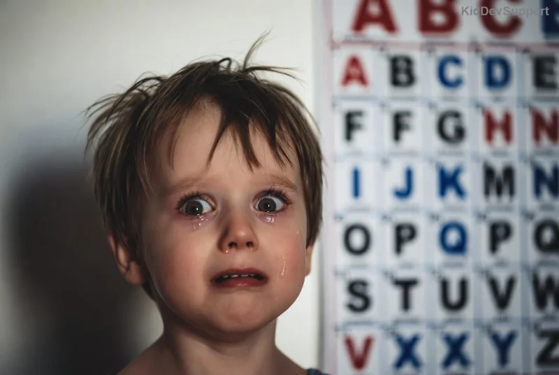 Happy child overcoming developmental delay through early brain plasticity intervention